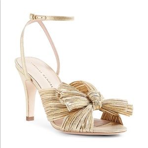 RESERVED Loeffler Randall Gold Zinnia Heels